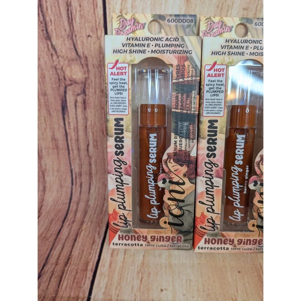 2 PK Ioni Day Dreamin Lip Plumping Serum Honey Ginger Terracotta